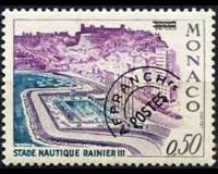 Monaco 1962 - serie Stadio nautico: 0,50 fr