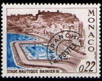 Monaco 1962 - serie Stadio nautico: 0,22 fr