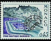 Monaco 1962 - serie Stadio nautico: 0,45 fr