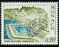 Monaco 1962 - serie Stadio nautico: 0,90 fr