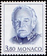 Monaco 1989 - set Prince Rainier III: 3,80 fr