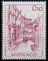 Monaco 1984 - serie Vedute: 0,10 fr