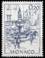 Monaco 1984 - serie Vedute: 0,20 fr
