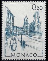 Monaco 1984 - serie Vedute: 0,60 fr