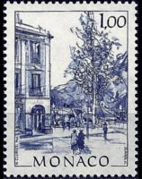 Monaco 1984 - serie Vedute: 1,00 fr