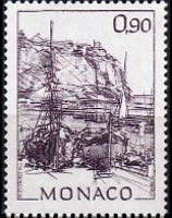 Monaco 1984 - serie Vedute: 0,90 fr