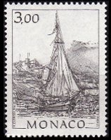 Monaco 1984 - serie Vedute: 3,00 fr
