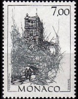 Monaco 1984 - serie Vedute: 7,00 fr
