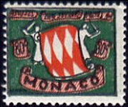 Monaco 1954 - set Coat of arms: 80 c