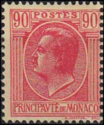 Monaco 1924 - serie Principe Luigi II: 90 c