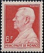 Monaco 1946 - serie Principe Luigi II: 6 fr