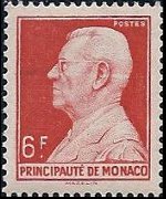 Monaco 1946 - set Prince Louis II: 6 fr