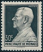Monaco 1946 - serie Principe Luigi II: 30 c