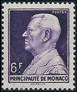 Monaco 1946 - serie Principe Luigi II: 6 fr