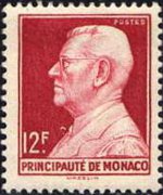 Monaco 1946 - set Prince Louis II: 12 fr