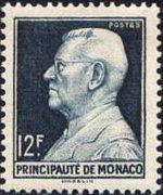 Monaco 1946 - serie Principe Luigi II: 12 fr