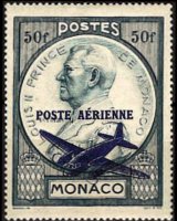 Monaco 1946 - set Prince Louis II: 50 fr