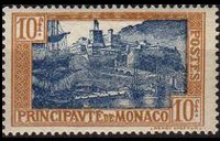 Monaco 1925 - serie Vedute: 10 fr