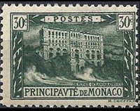 Monaco 1922 - serie Vedute: 30 c