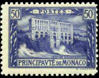 Monaco 1922 - serie Vedute: 50 c