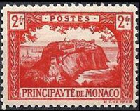 Monaco 1922 - serie Vedute: 2 fr