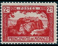 Monaco 1922 - serie Vedute: 2 fr