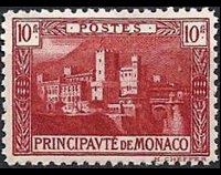 Monaco 1922 - serie Vedute: 10 fr