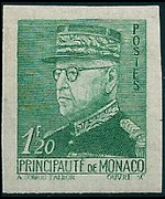 Monaco 1941 - serie Principe Luigi II: 1,20 fr