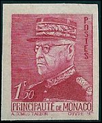 Monaco 1941 - set Prince Louis II: 1,50 fr