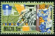 Malta 1981 - serie Cultura e attività: 5 m