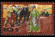 Malta 1981 - serie Cultura e attività: 7 c