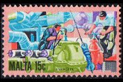 Malta 1981 - serie Cultura e attività: 15 c