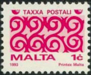 Malta 1993 - serie Ornamento: 1 c