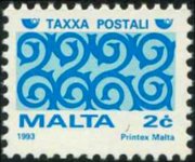 Malta 1993 - serie Ornamento: 2 c