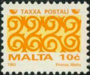 Malta 1993 - serie Ornamento: 10 c