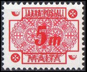 Malta 1973 - set Numeral: 5 m