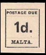 Malta 1925 - serie Cifra: 1 p