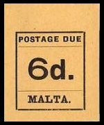 Malta 1925 - serie Cifra: 6 p