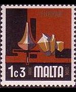Malta 1973 - serie Cultura e attività: 1,3 c