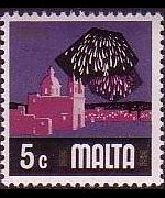 Malta 1973 - serie Cultura e attività: 5 c