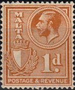 Malta 1930 - serie Re Giorgio V e soggetti vari: 1 p
