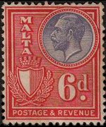 Malta 1930 - serie Re Giorgio V e soggetti vari: 6 p