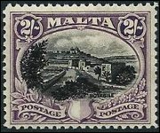 Malta 1930 - serie Re Giorgio V e soggetti vari: 2 sh