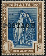 Malta 1926 - set Allegories: 1 sh