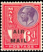 Malta 1928 - serie Re Giorgio V: 6 p