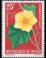 Niger 1964 - serie Fiori: 25 fr