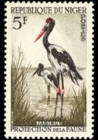 Niger 1959 - serie Animali: 5 fr