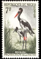 Niger 1959 - set Wildlife: 7 fr