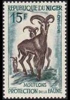 Niger 1959 - serie Animali: 15 fr