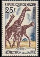 Niger 1959 - serie Animali: 25 fr